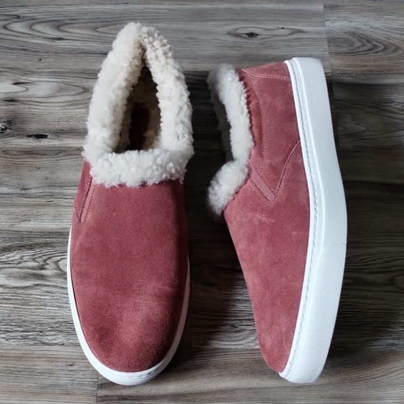 M. Gemi The Cerchio Shearling Sneakers Women's Size 42 (US 11) - Picture 1 of 6